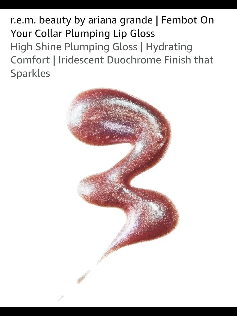 Ariana Grande sheer plumping