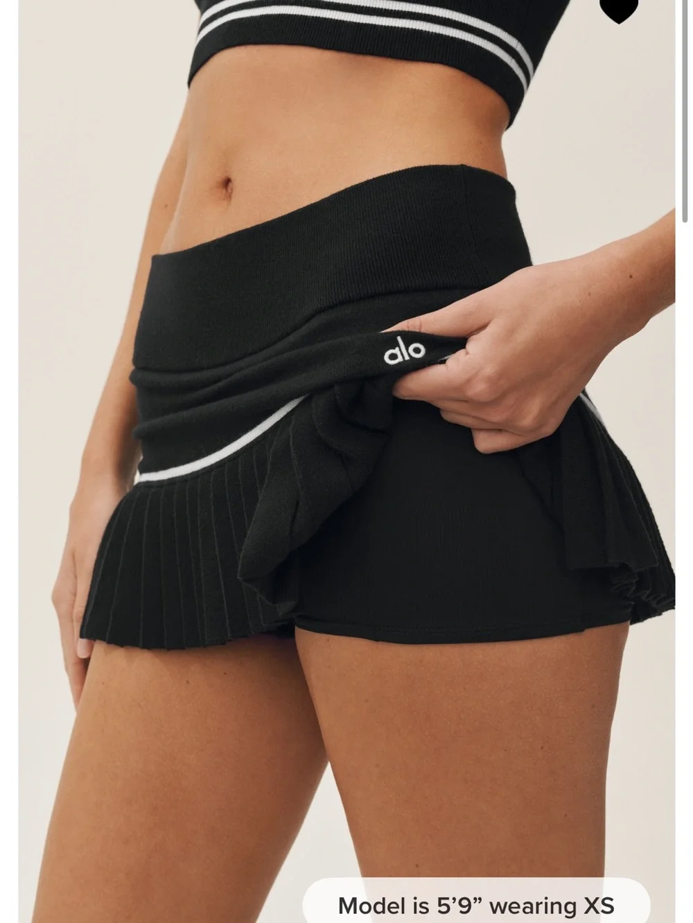 Alo Atelier Cotton Cashmere Skirt