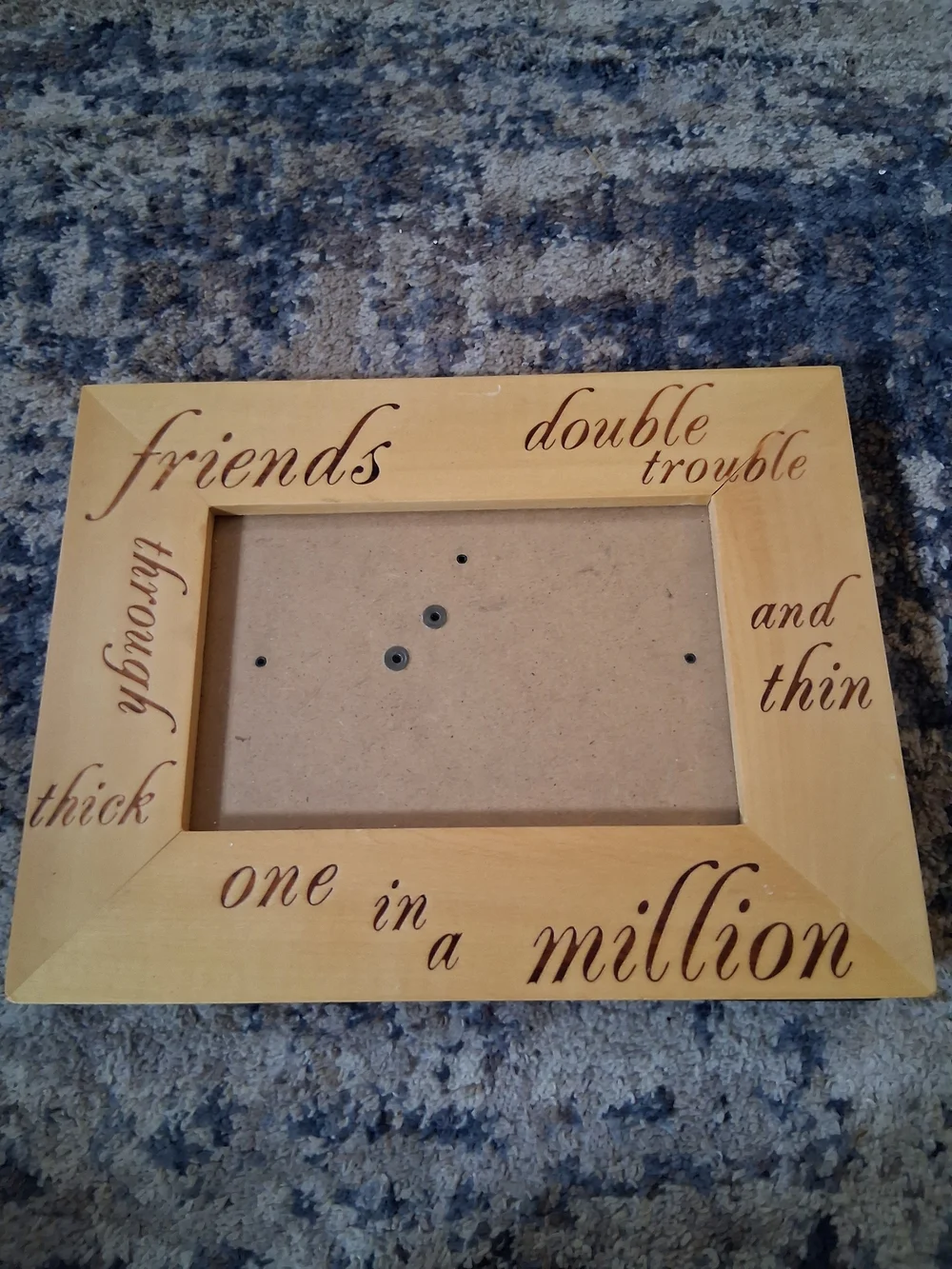 One in a Million Yellow Wood Picture Frame by