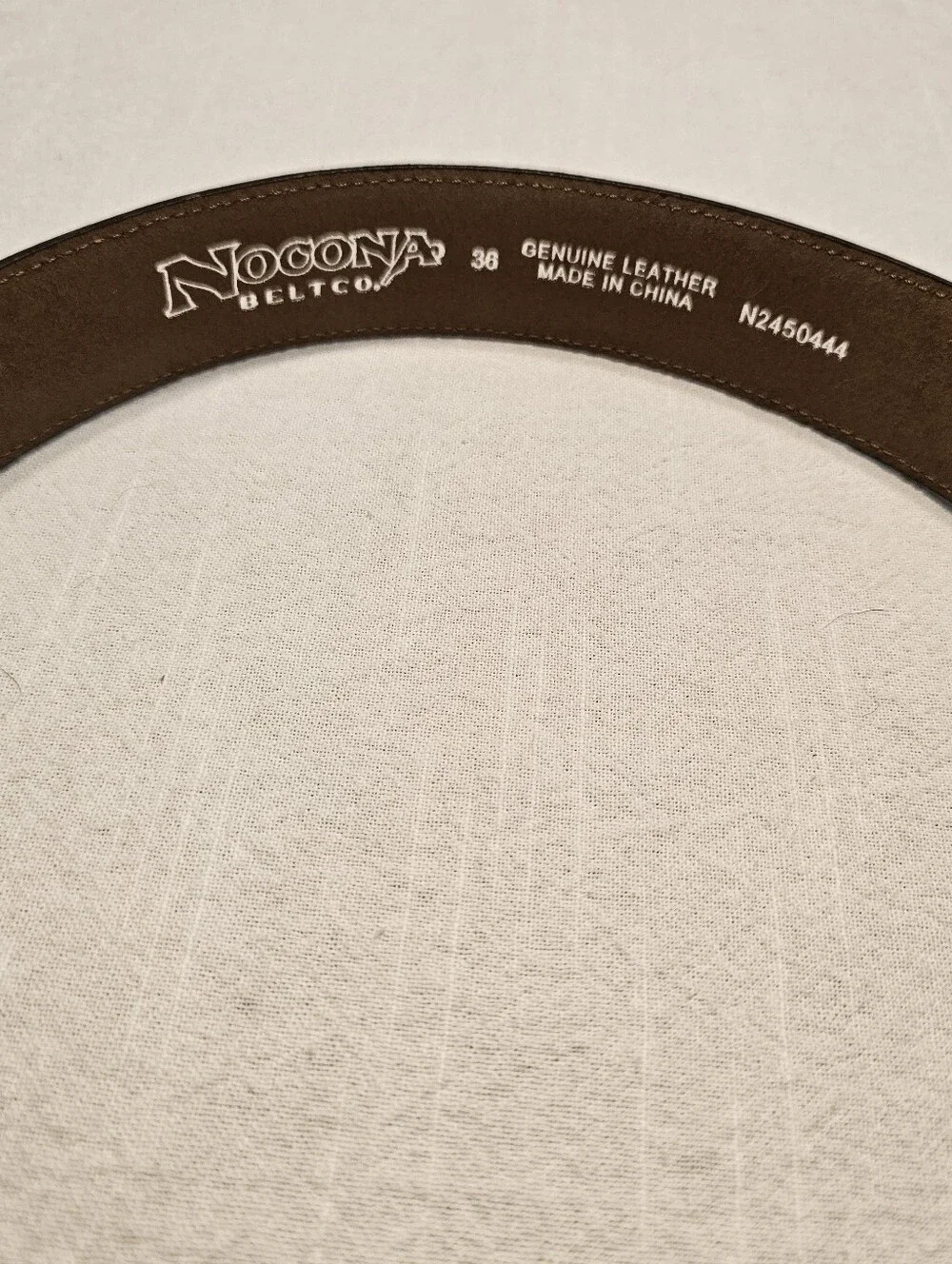 Nocona Belt Co. Leather Western Belt Size 36 Brown