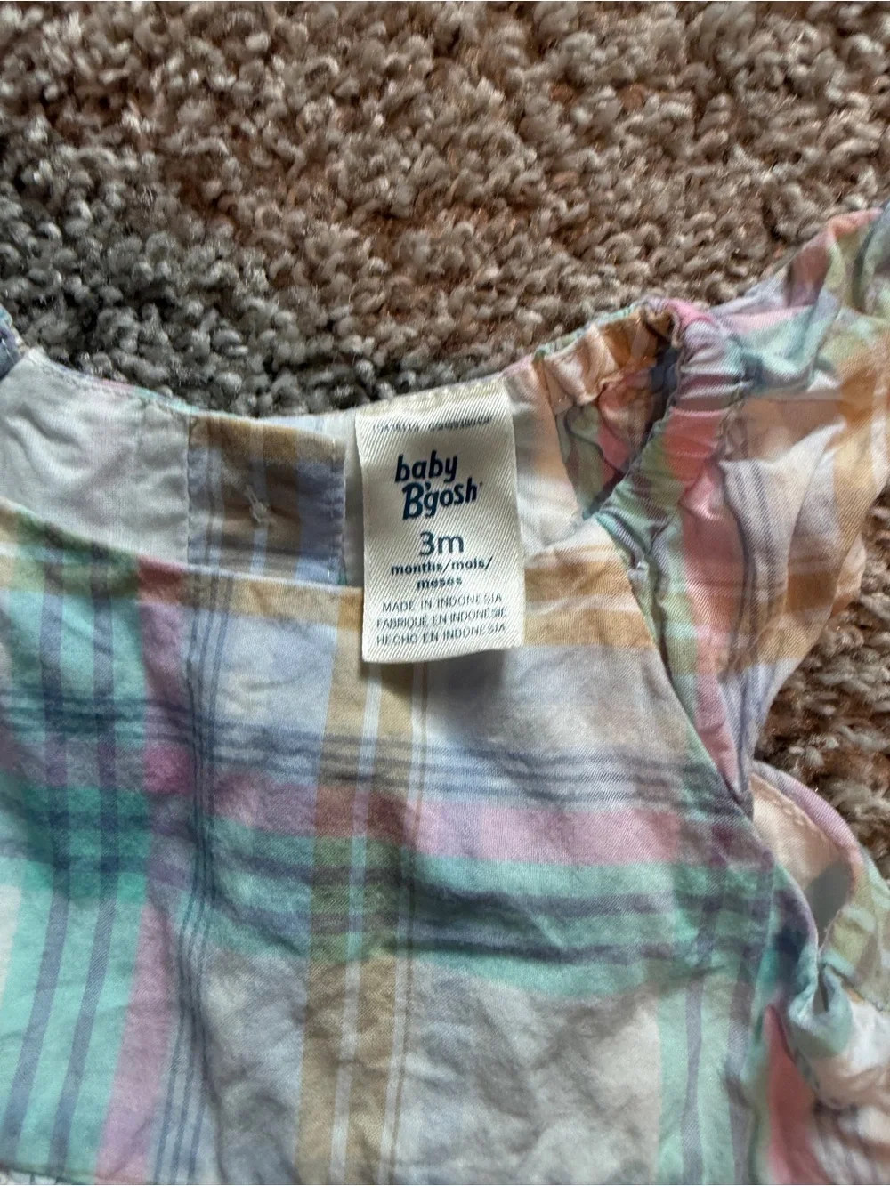 OshKosh Bgosh lightweight plaid