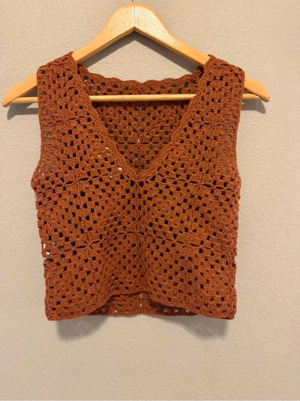 Dissh Matching Crochet Knit Maxi Skirt Set XS