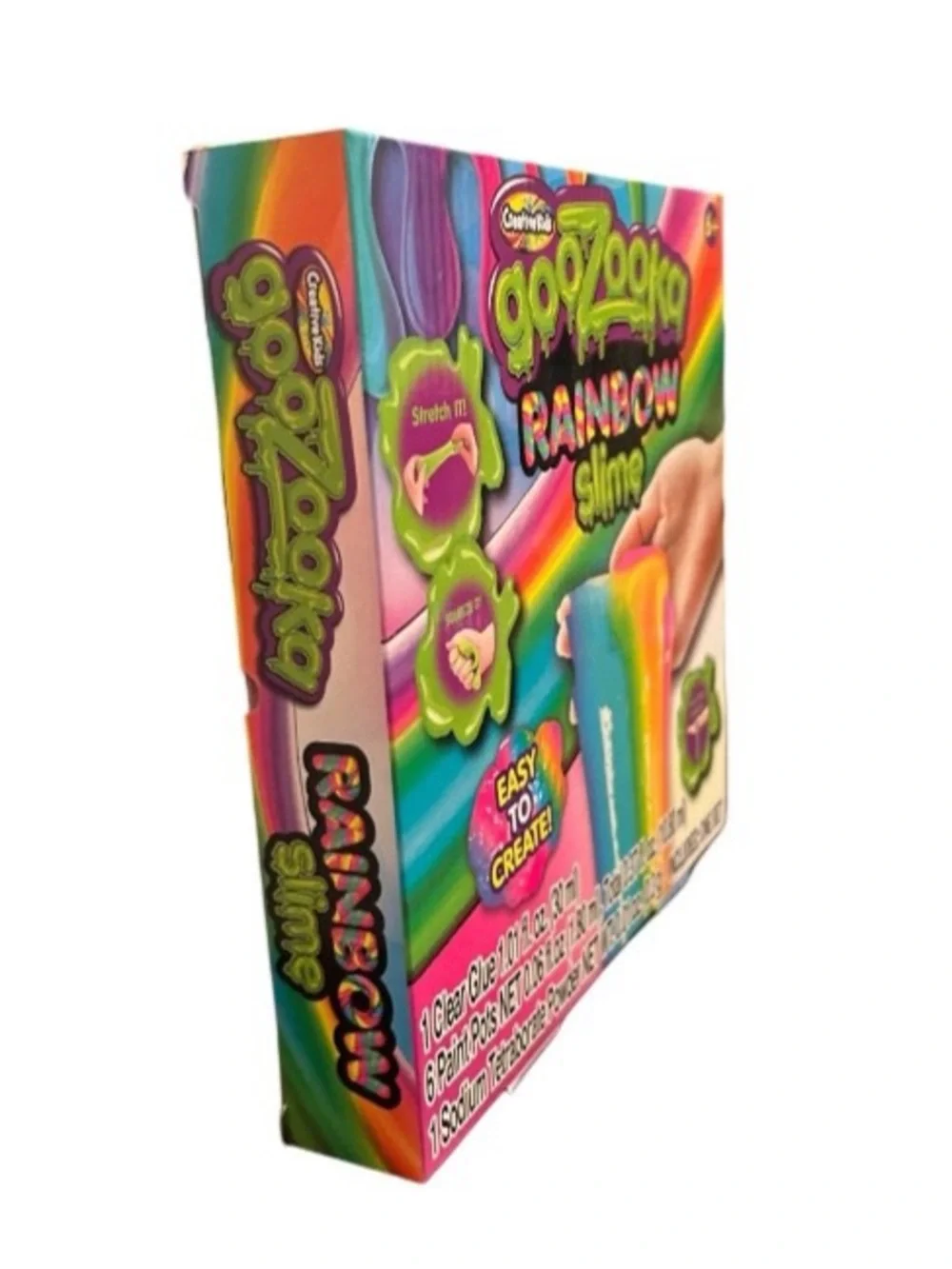 Create Your Own Rainbow Slime Kit DIY Kids 6+ Rainbow Slime New In Box