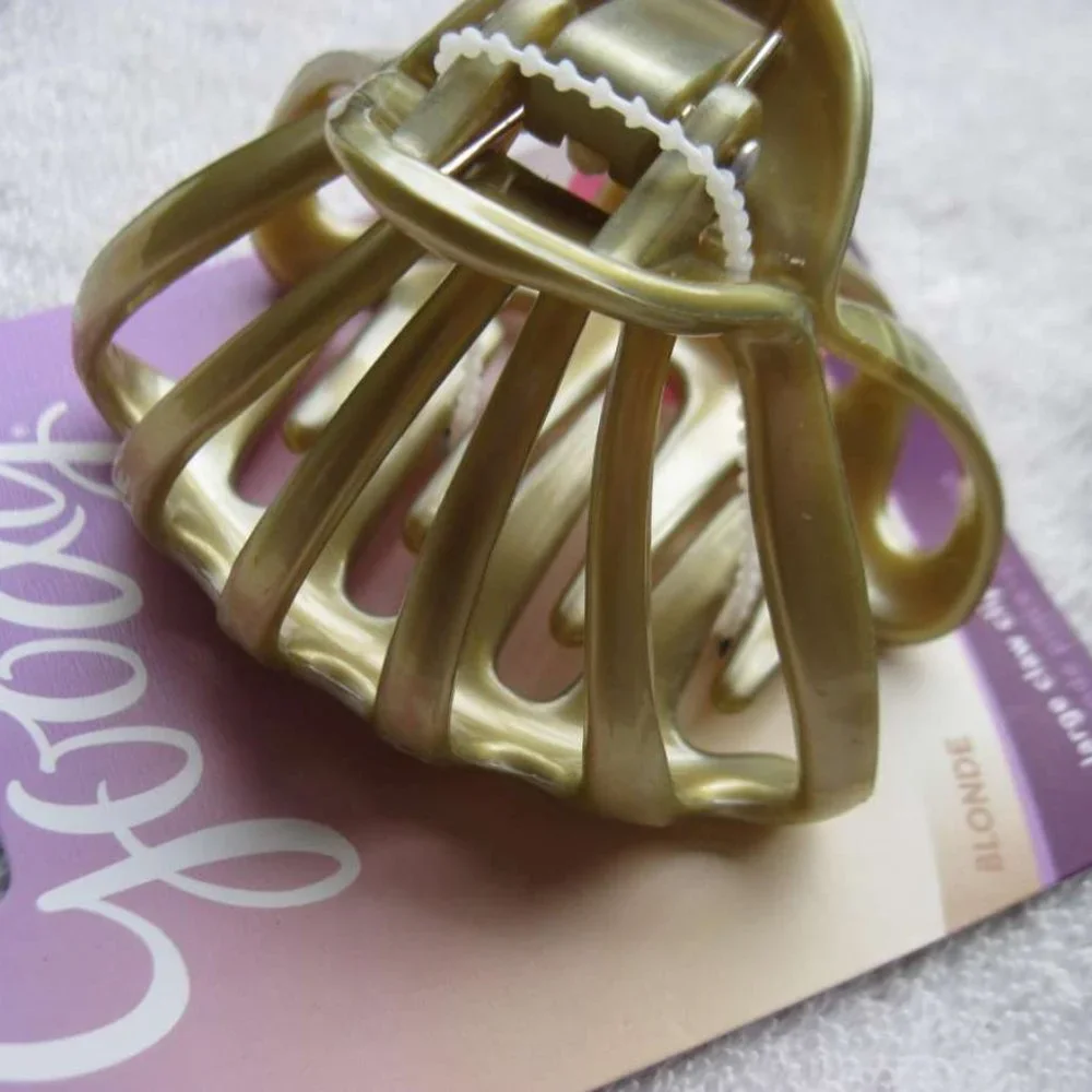 Goody Large Claw Clip Hair Jaw Spider Sea Shell Blonde Brunette Color Collection