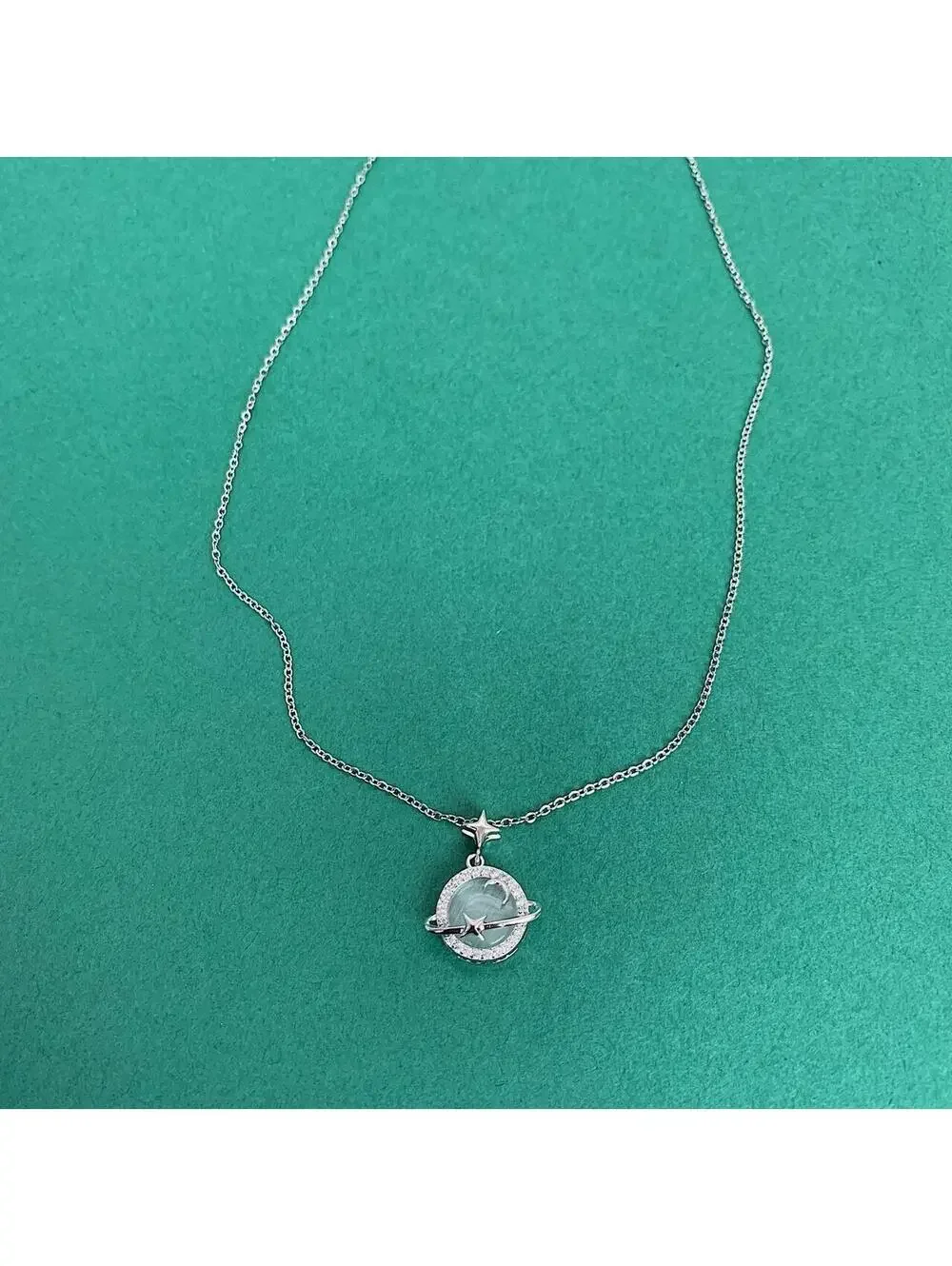N/A #silver #emonecklace