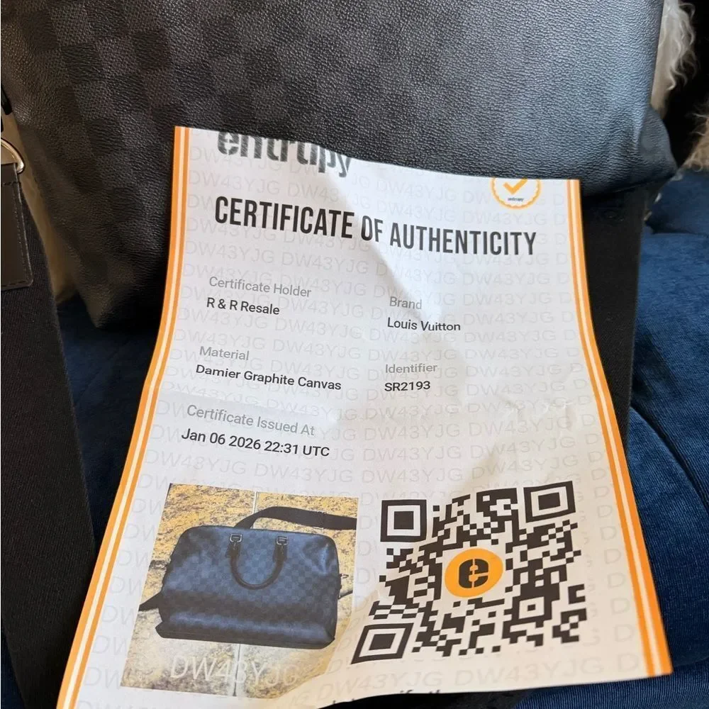 Louis Vuitton Damier Graphite canvas porte jour NM