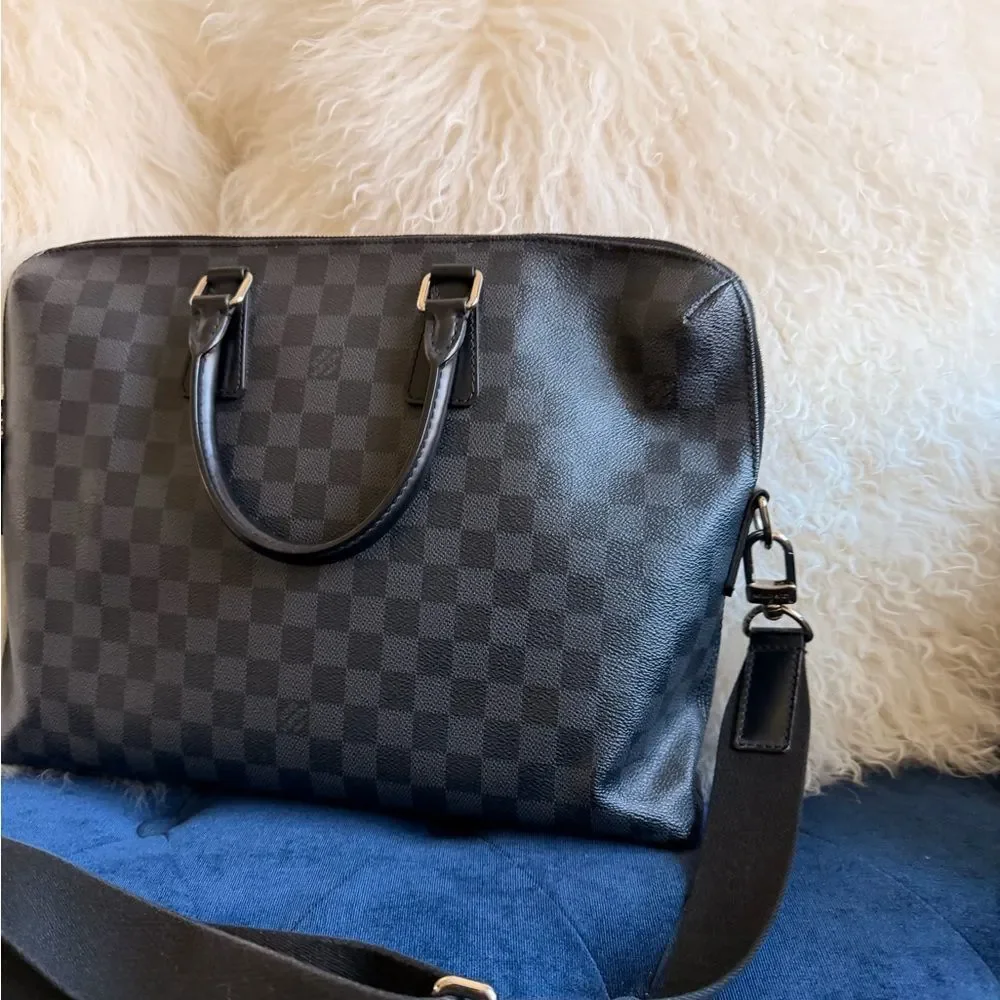 Louis Vuitton Damier Graphite canvas porte jour NM