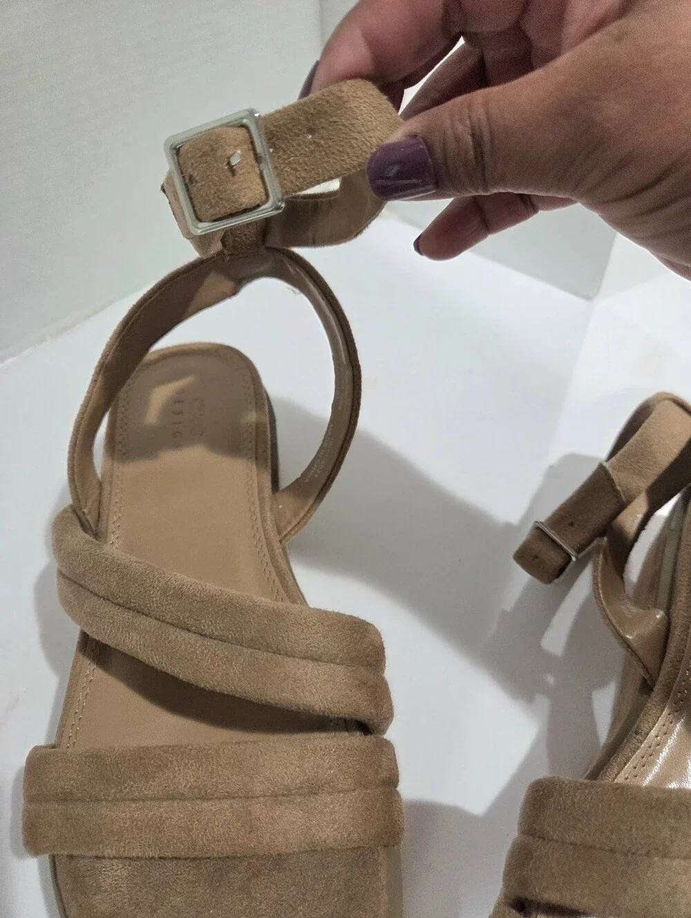 ASOS many buckle tan