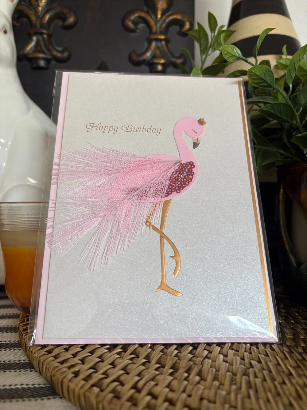 🆕Papyrus Flamingo Birthday Greeting Card
