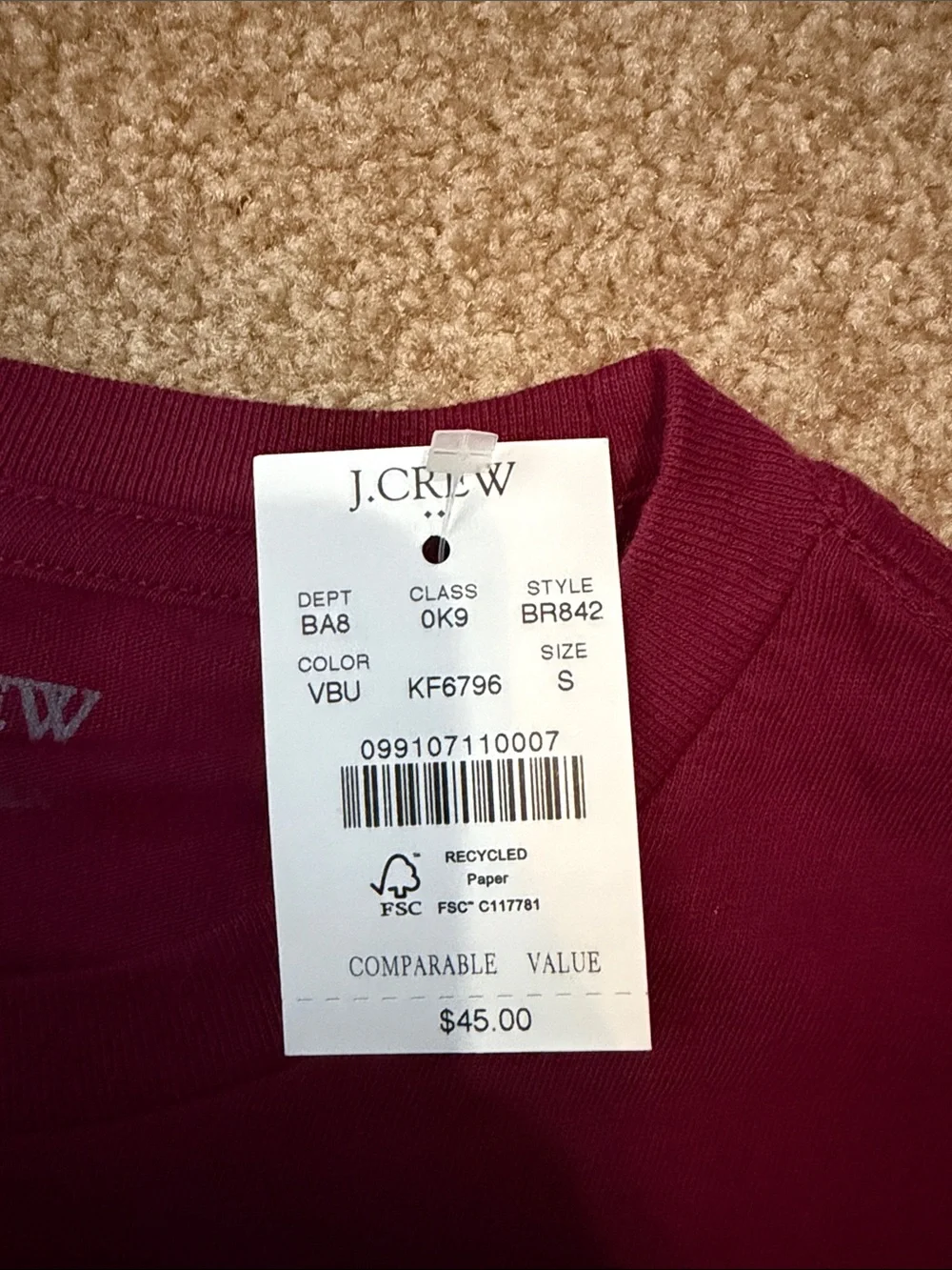 J. Crew short sleeve