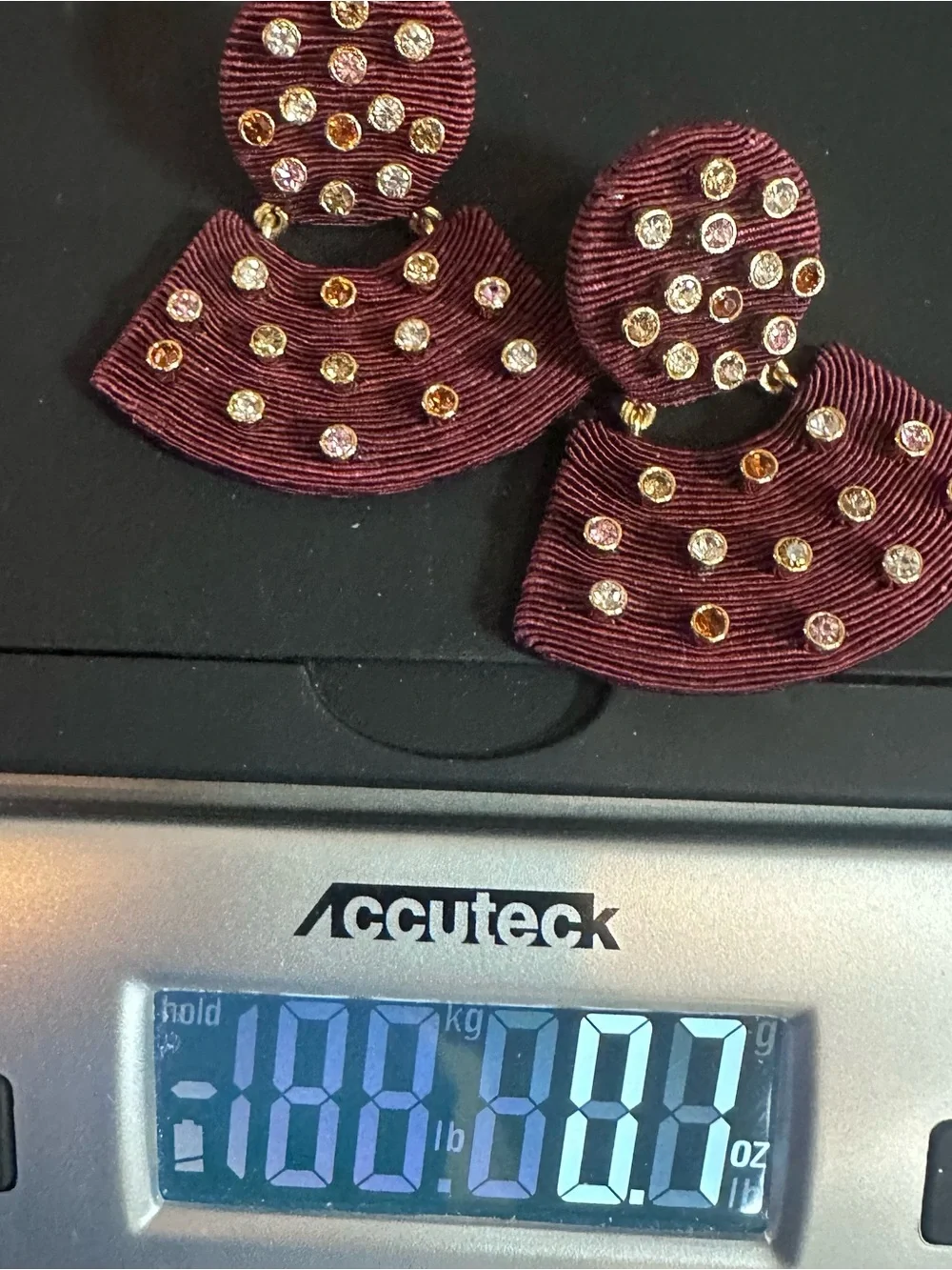 Tuckernuck Brown Gemstone Meritt Statement Fan Drop Earring NWT Bohemian Jewelry