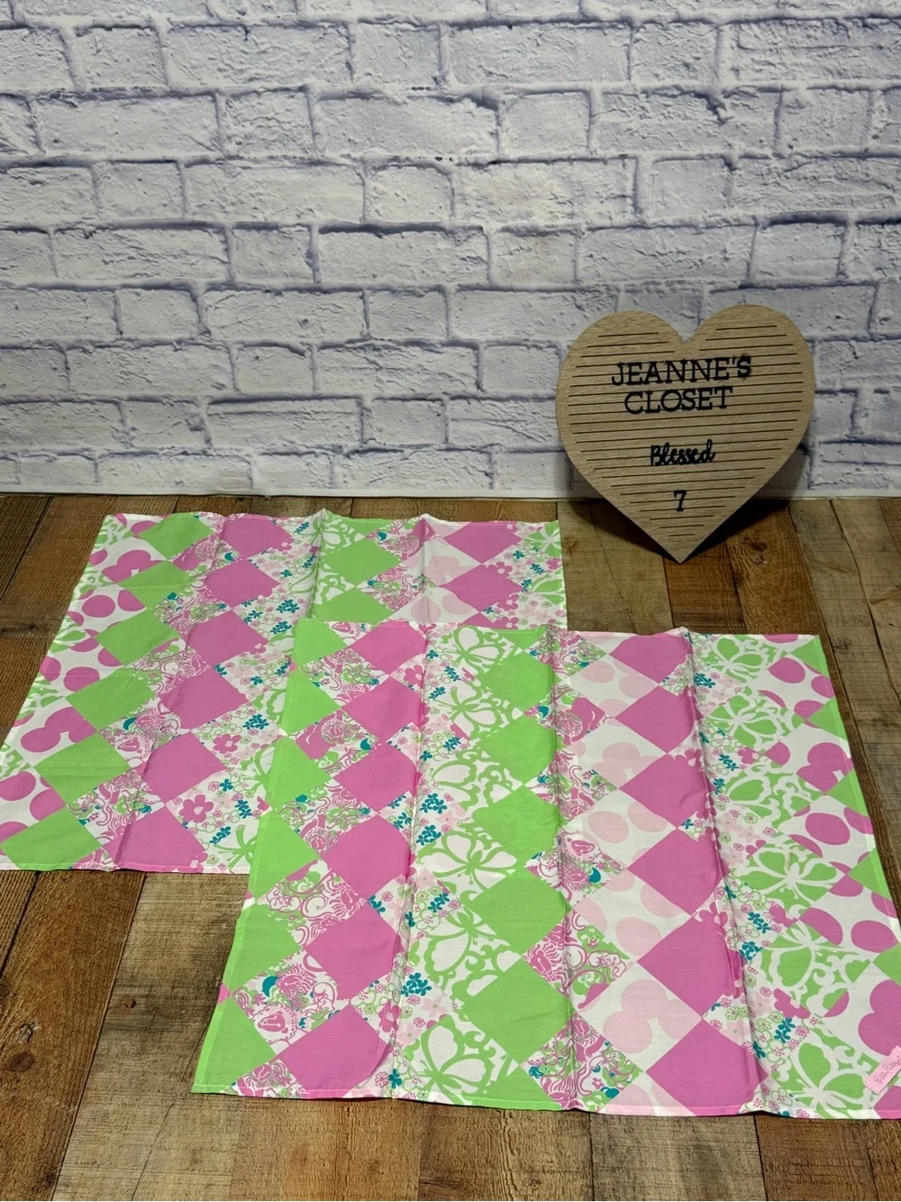 Lilly Pulitzer Vintage Cotton 2 Piece Dinner Napkins ? 24