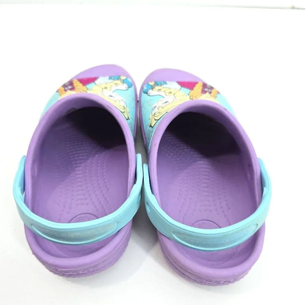 CROCS Disney Frozen Elsa Anna Slip on Sandals Kids Size 1