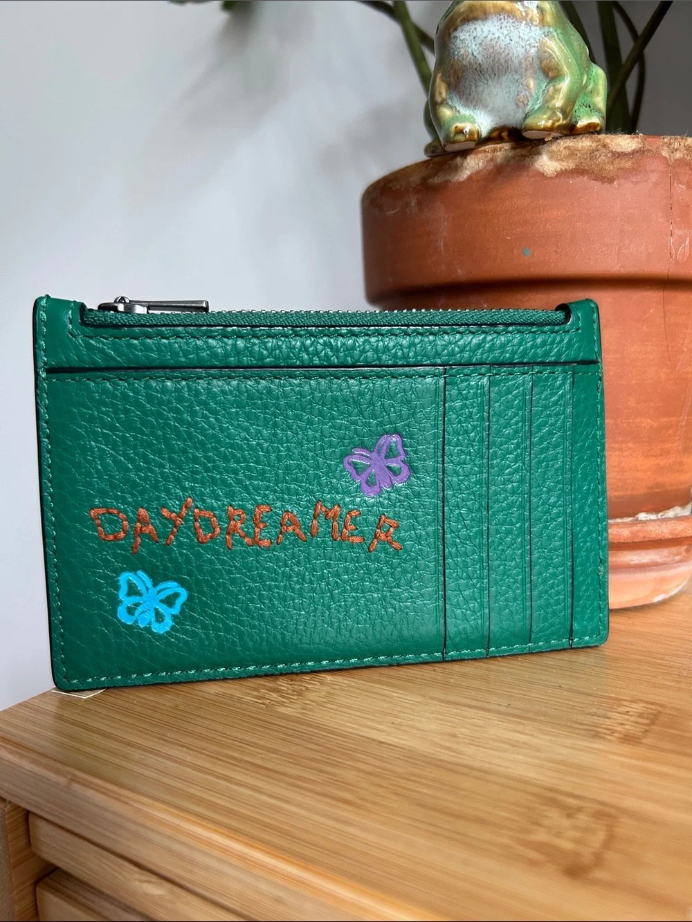 Coach pebbled leather