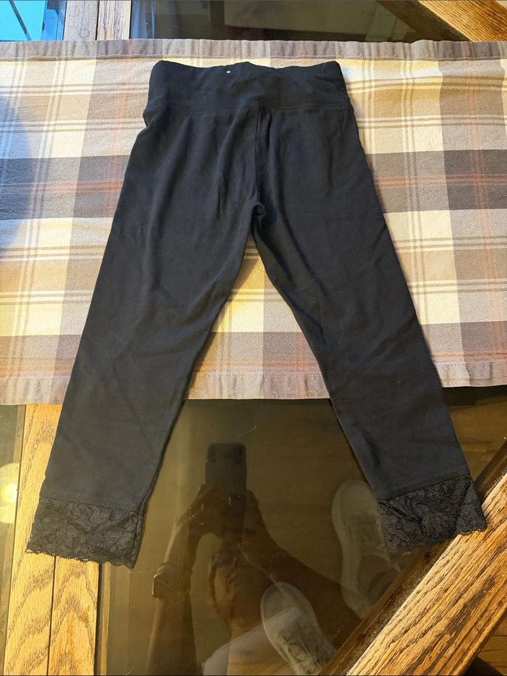 Justice hem elastic leggings