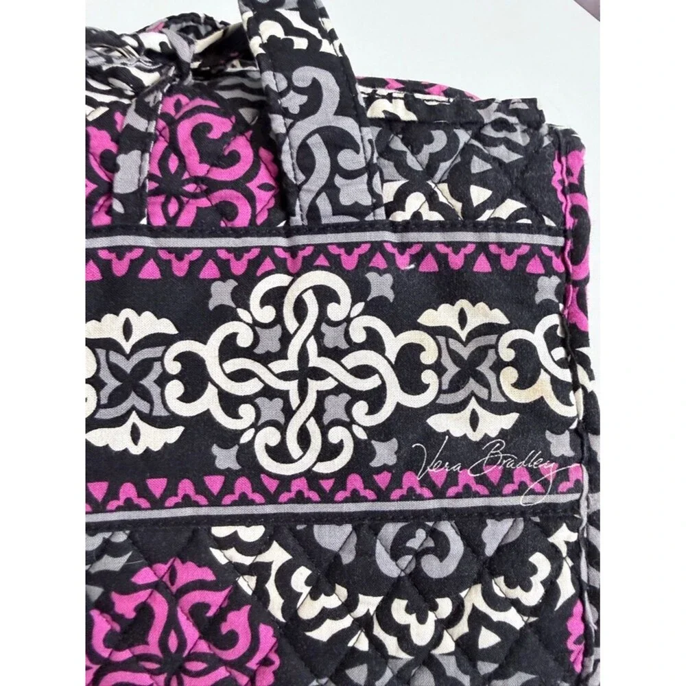 Vera Bradley Travel Hanging Cosmetic Case Scroll Medallion