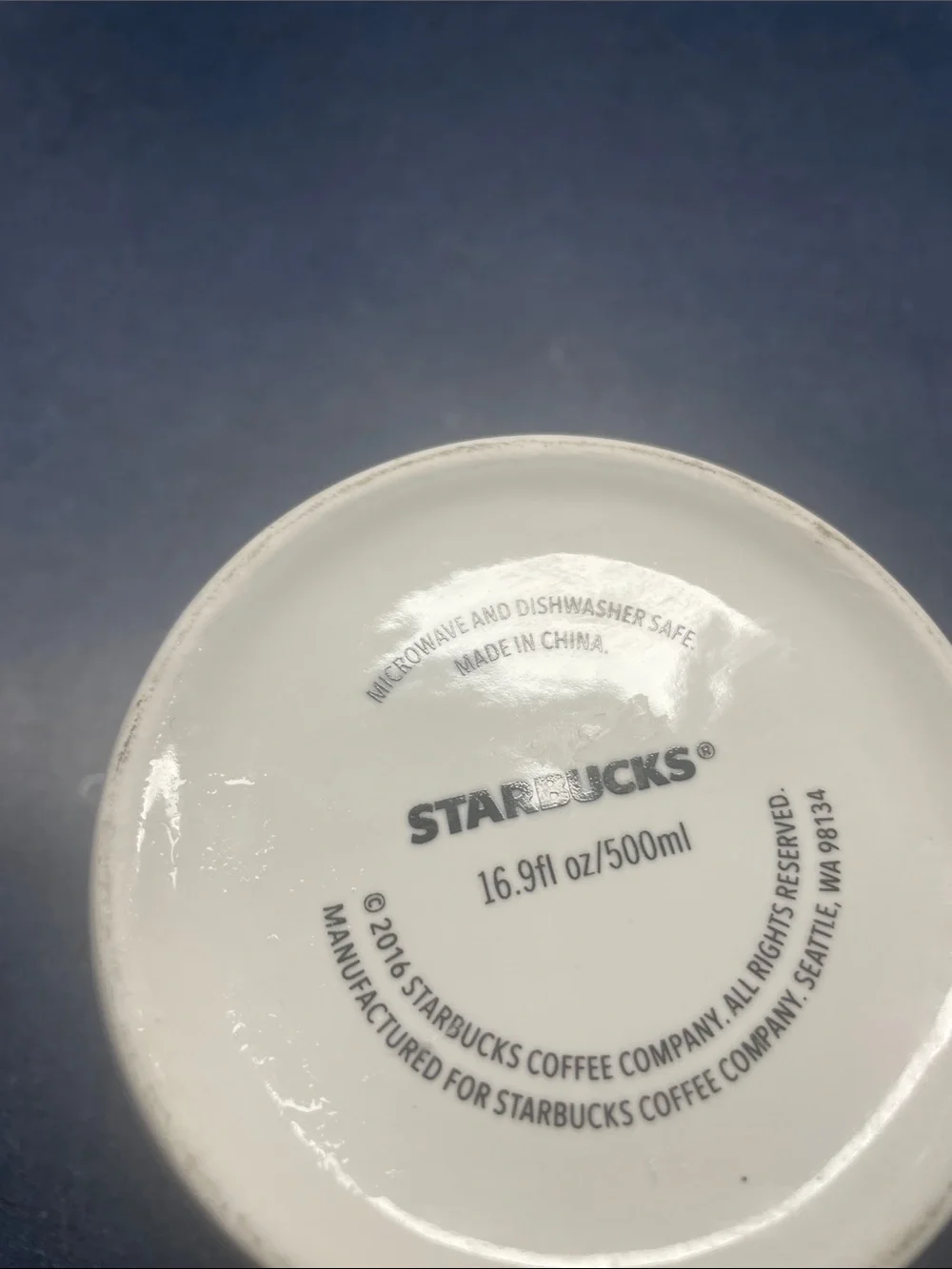 Starbucks white ceramic
