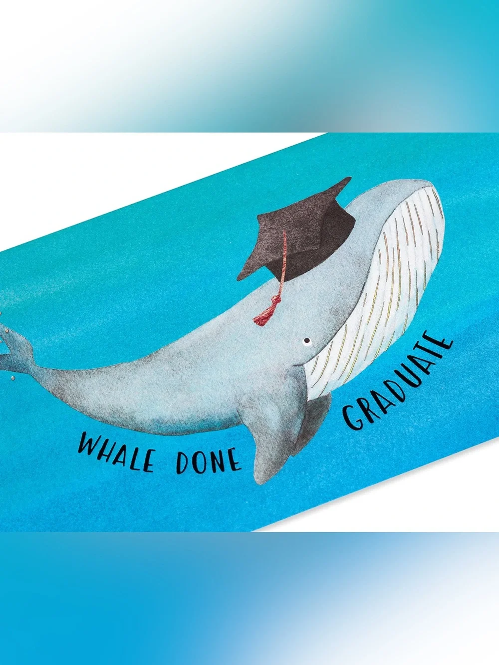 🆕Papyrus “Whale Done” Funny Graduation Greeting Card