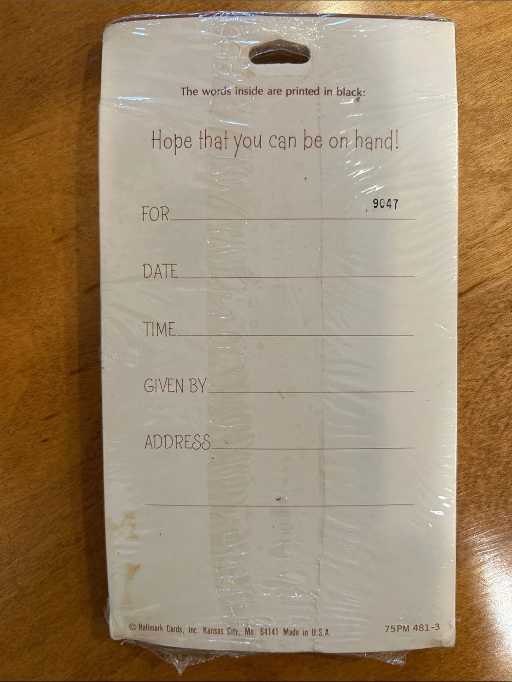 Hallmark total envelopes adorable
