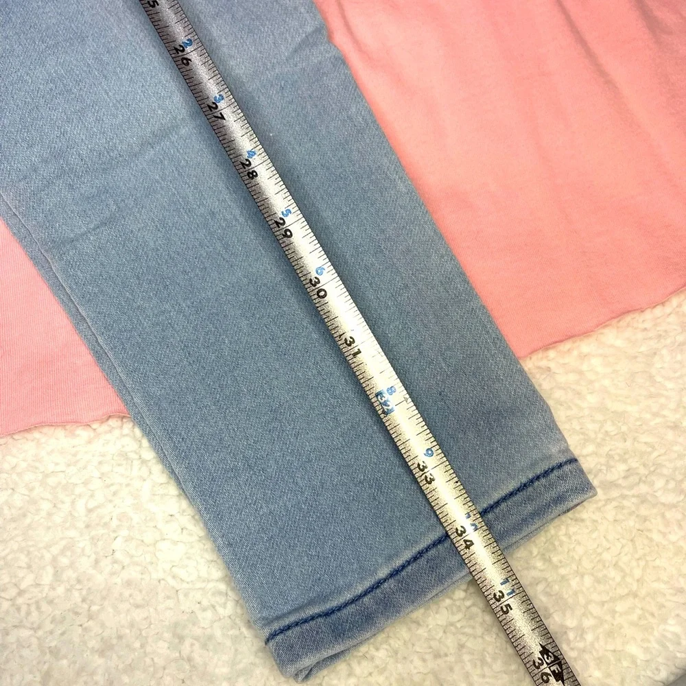 🔥 SALE JUSTICE Girls Mid Rise Light Wash Denim Jeans | Size 12