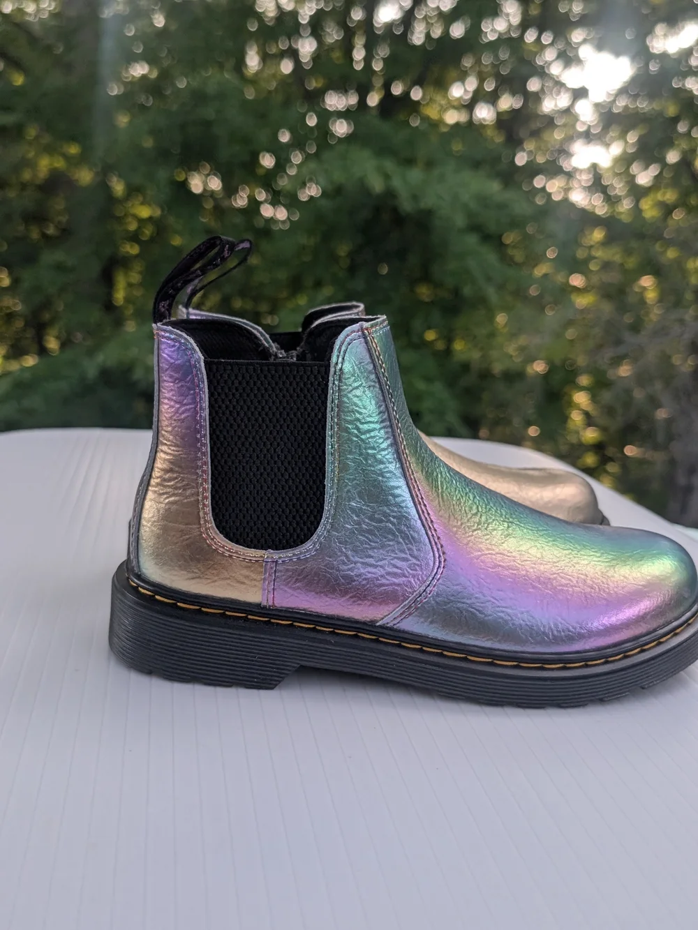 Dr. Martens iridescent chelsea