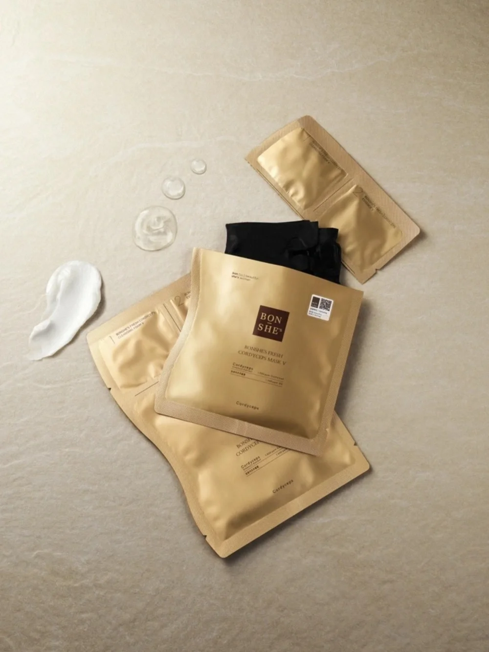 Bon She's Fresh Cordyceps Masks V Face Multi pack bundle Korean south k-beauty