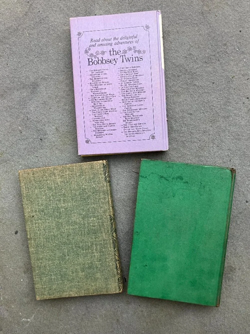 Laura Lee Hope vintage bobbsey