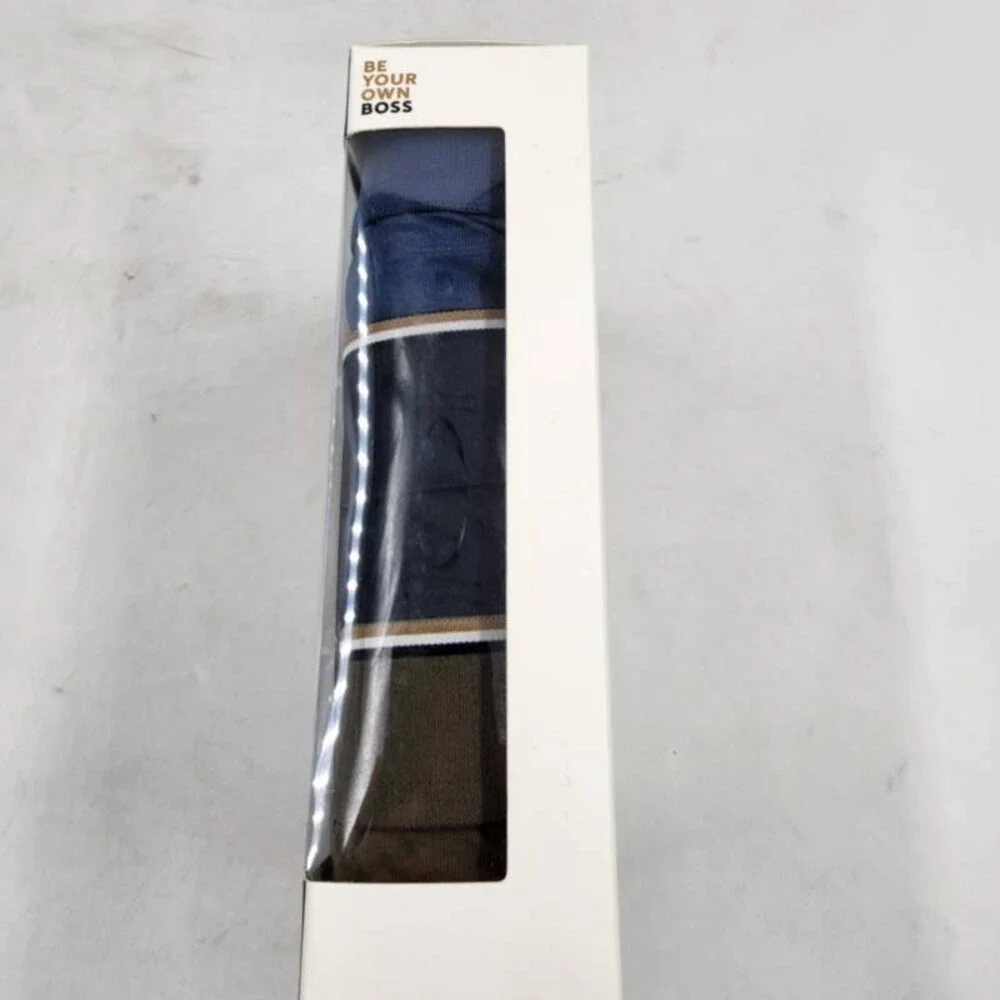 BOSS by Hugo Boss Logo Power Trunks Men's S Navy/Blue/Thyme Pull On - 3pk.