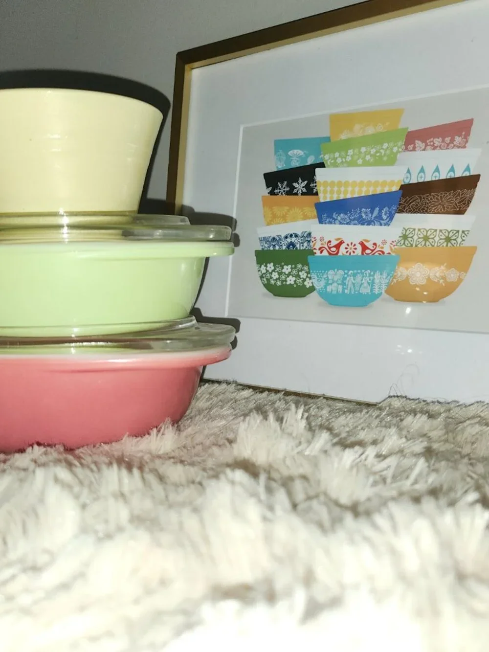 Pyrex art frame