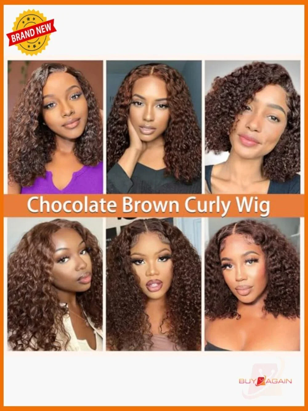 100% Human Hair Curly Bob Wig 200% Density 13x4 HD Lace Front Wig Pre Plucked