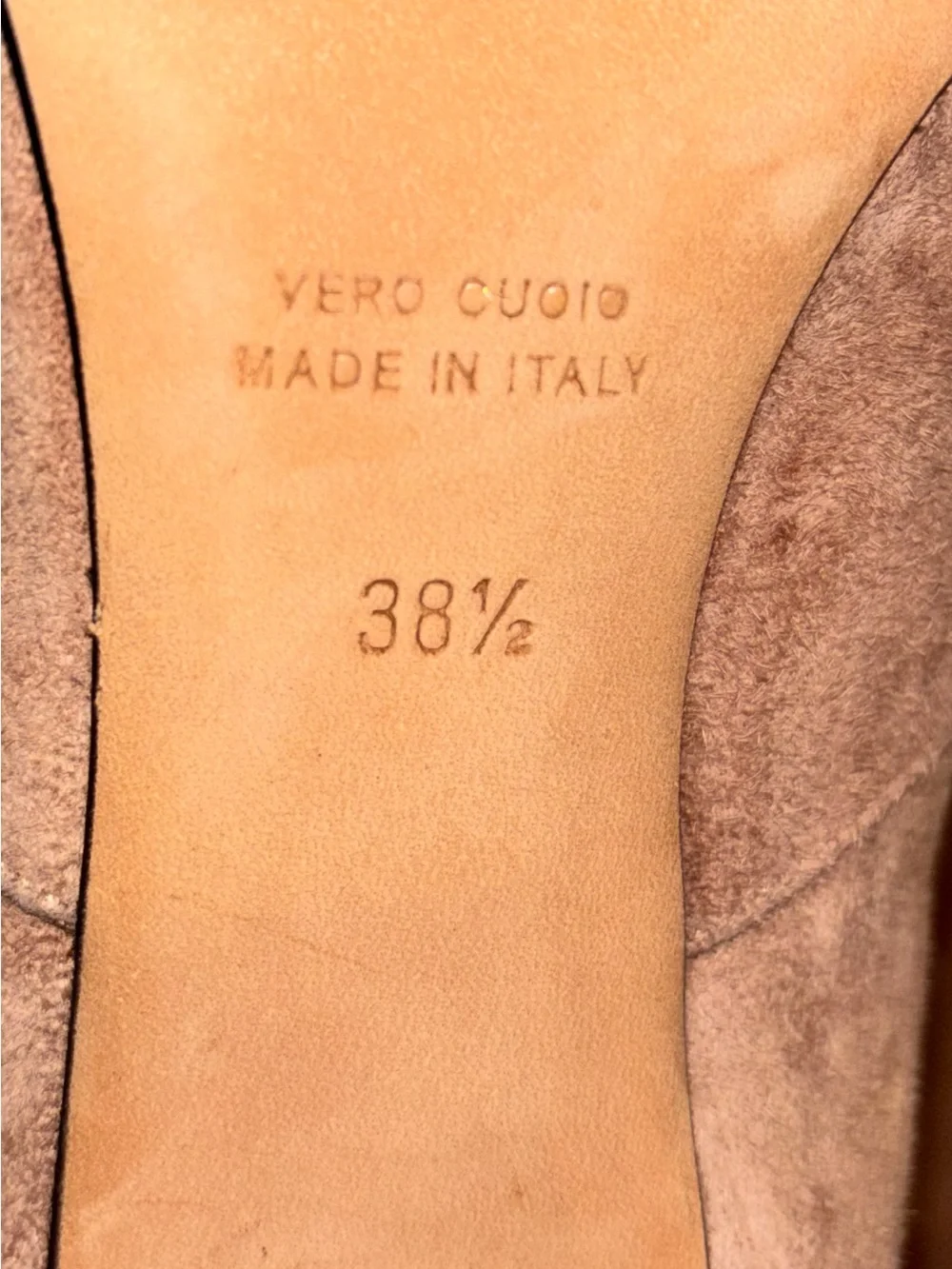 Vero Cuoio tall suede