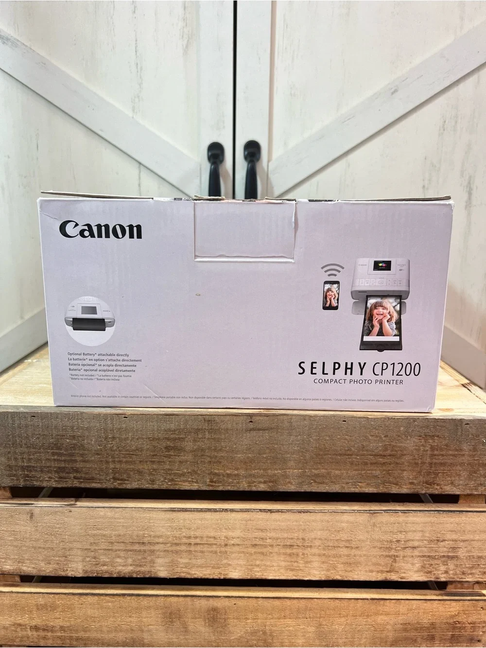 Canon Selphy CP1200 Wireless Portable Color Photo Printer White WIFI