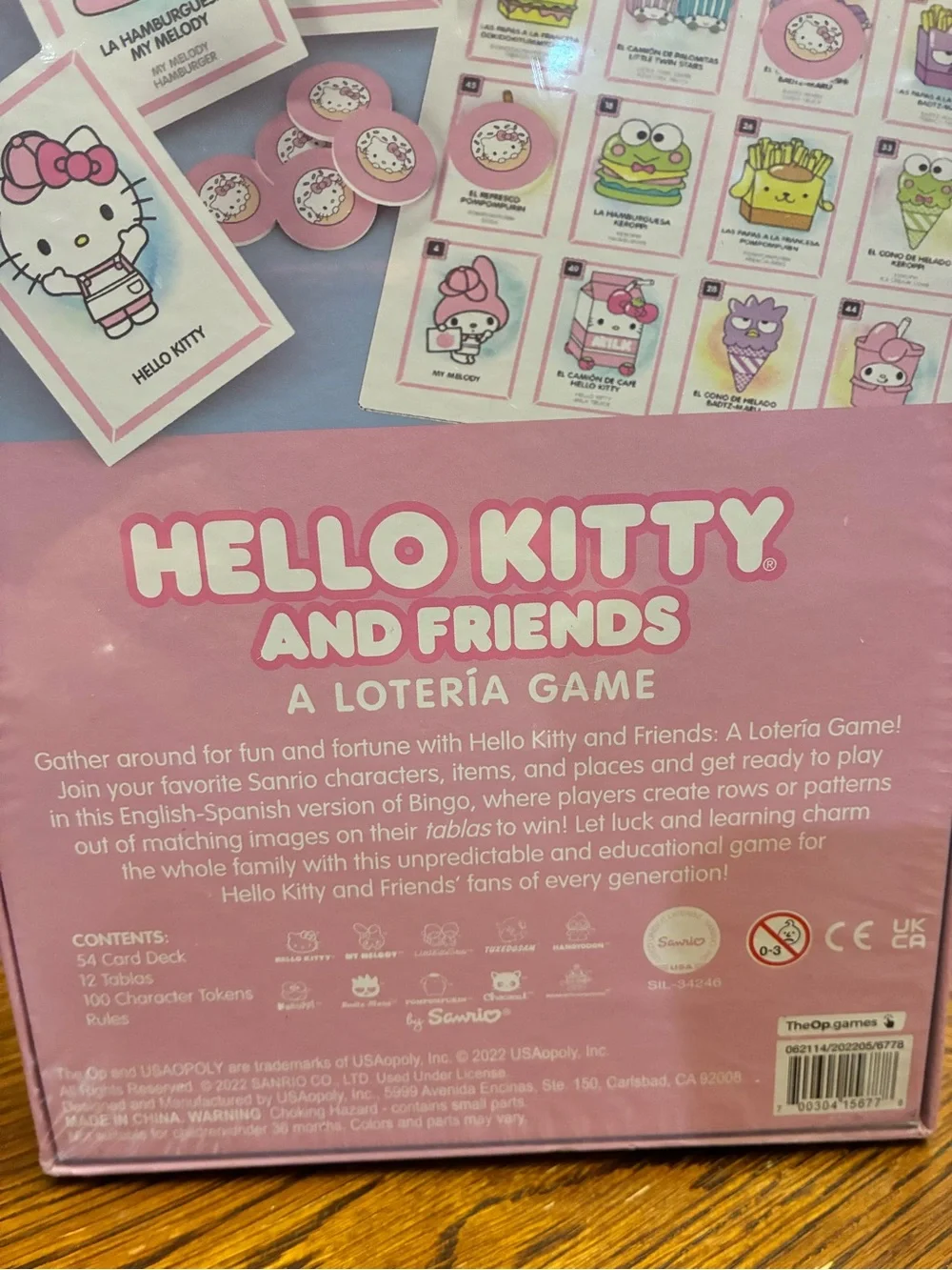 Sanrio Hello Kitty and Friends Lotería Game - Pink
