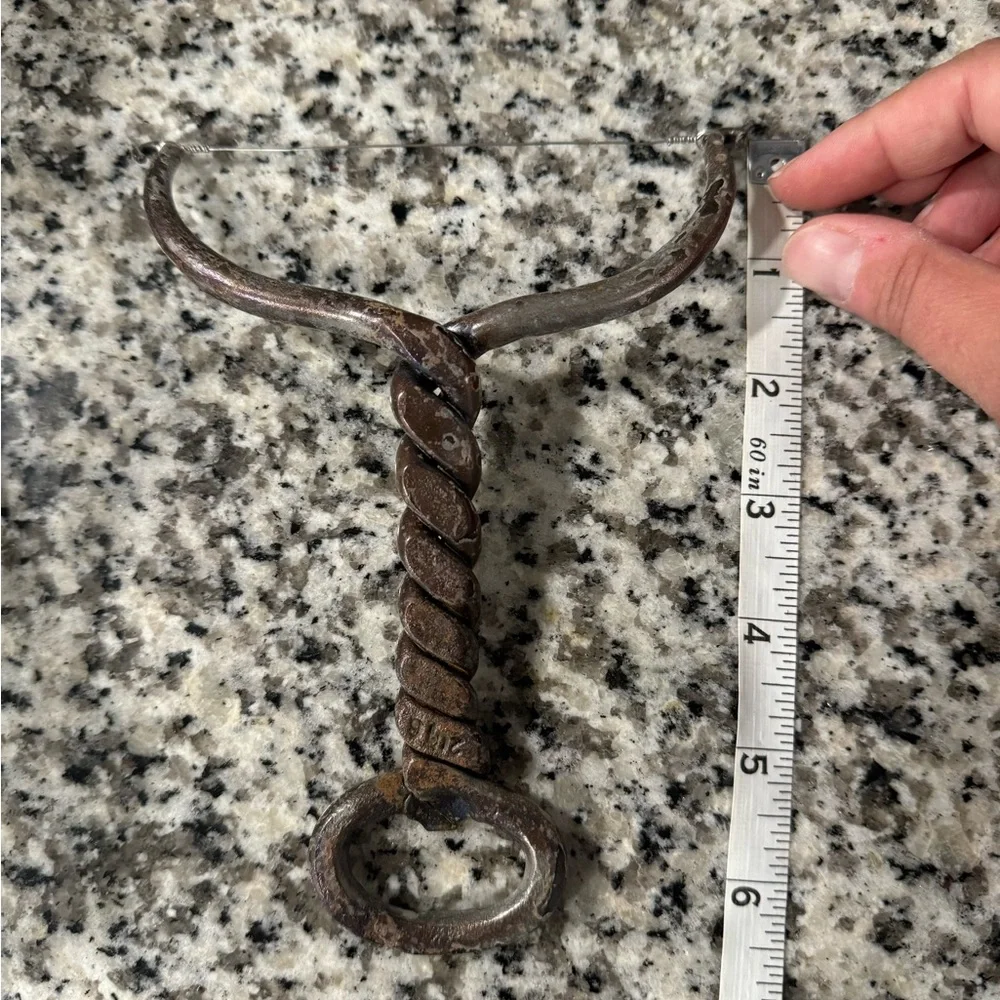 Handmade wrought iron cheese grater
