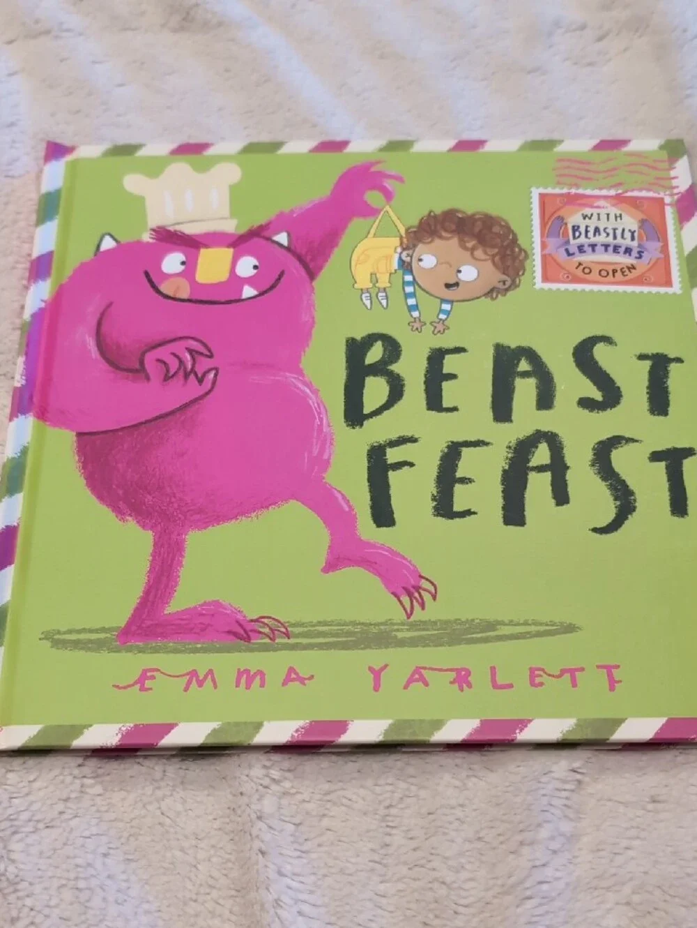 Children's Picture Three Book Set - Dragon Post, Santa Post And Beast Feast