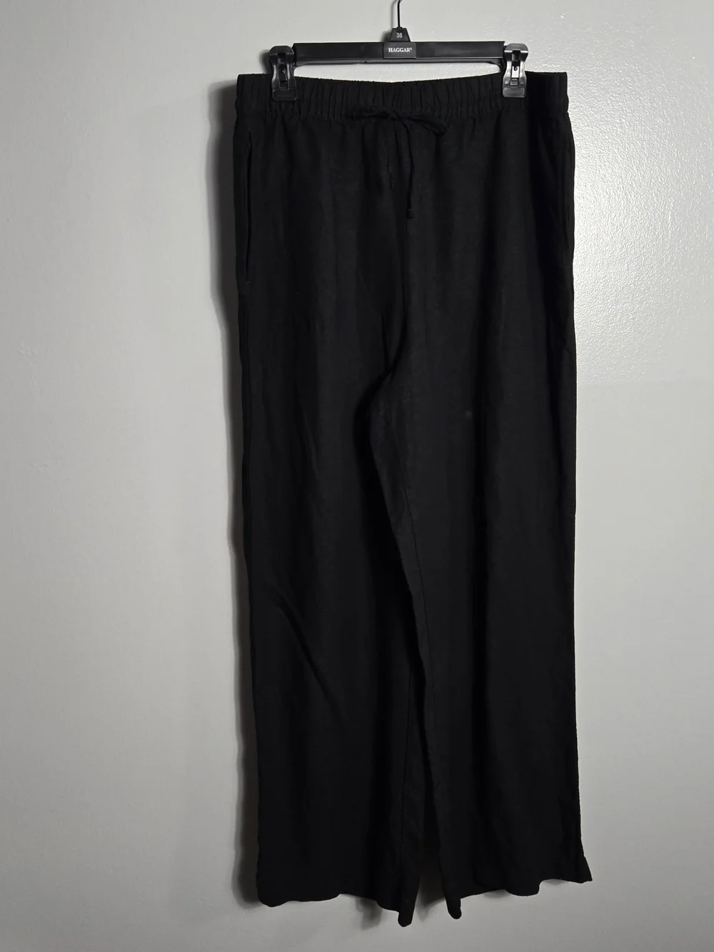 H&M black linen