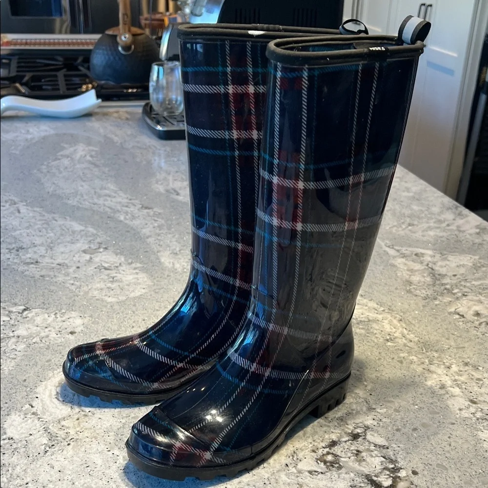 Hisea glossy plaid