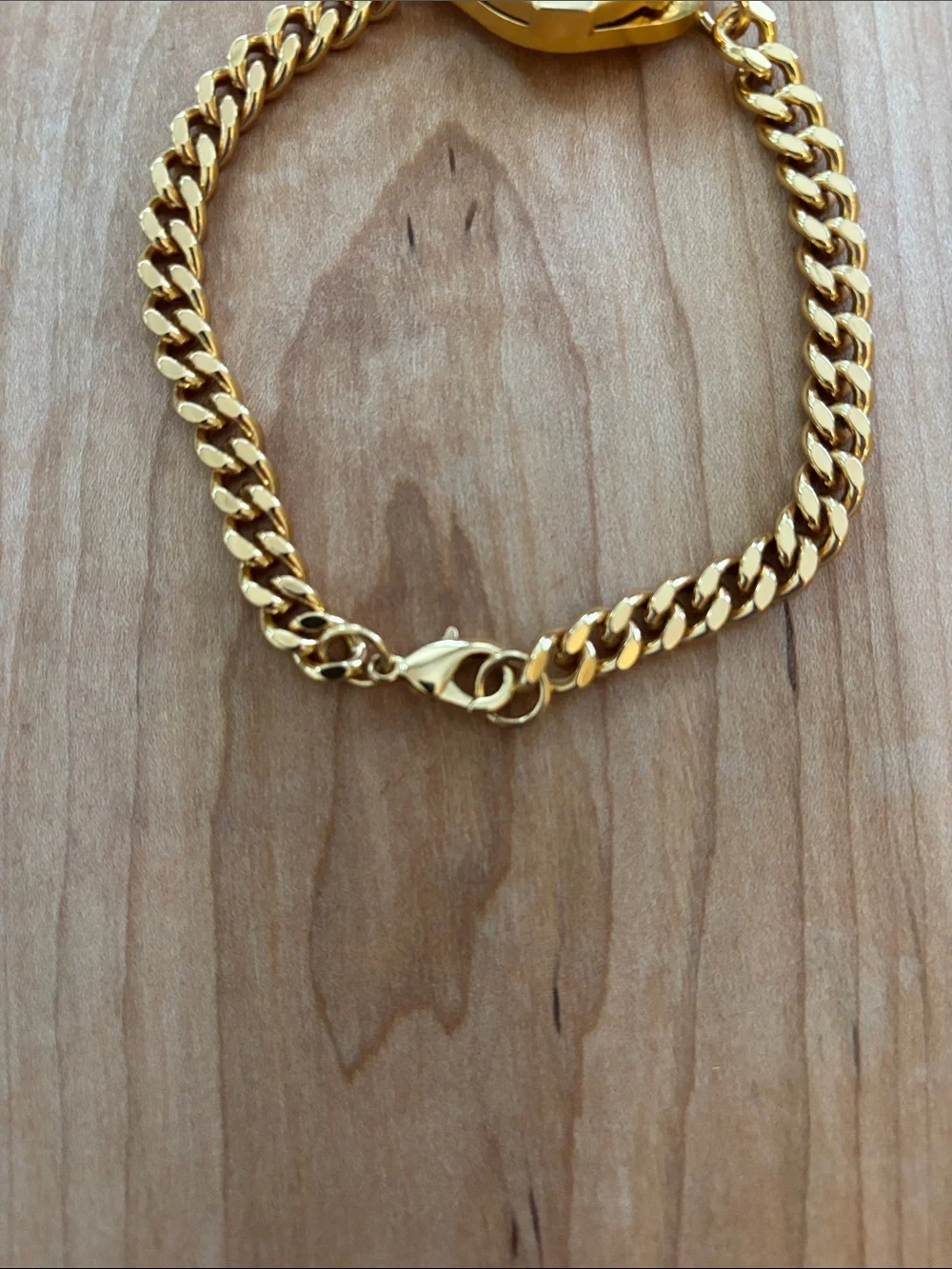Medical ID gold tone