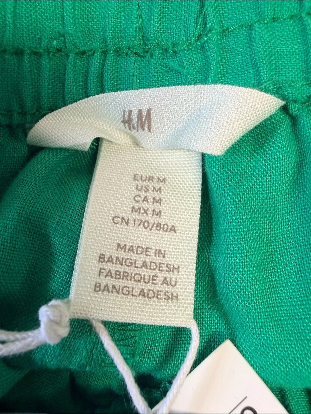 H&M drawstring rise