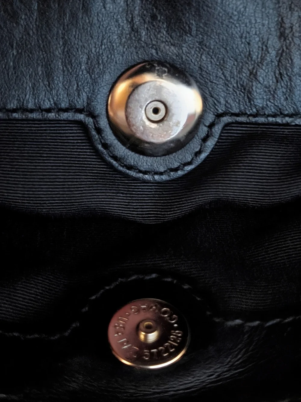 Coach embossed briefcase secure