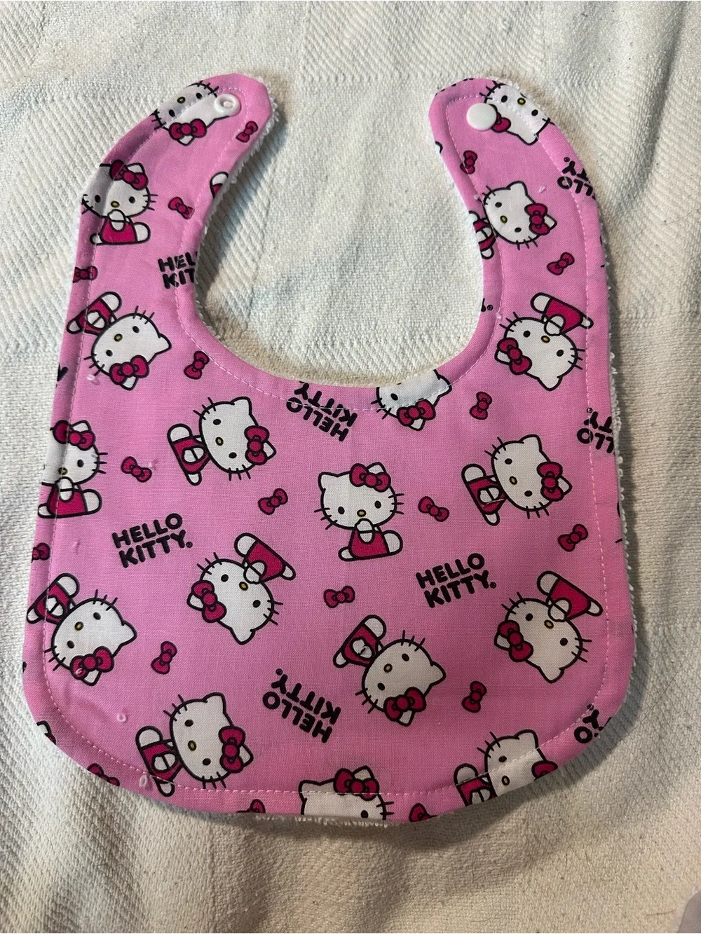 Handmade Hello Kitty bib