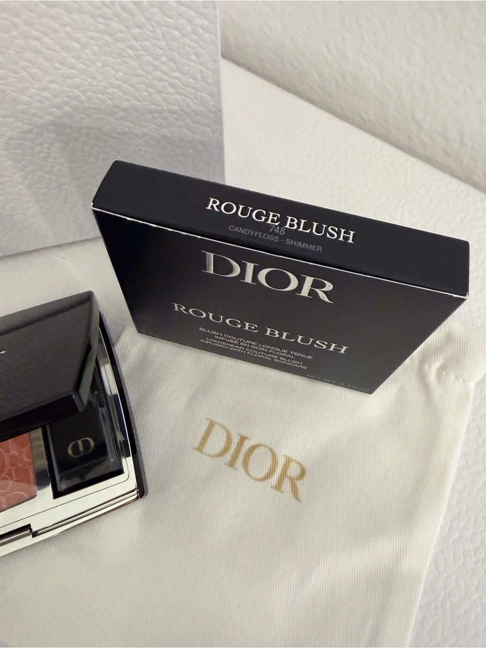 Dior Rouge Blush 748 Candyfloss Shimmer (Spring 2026) NIB