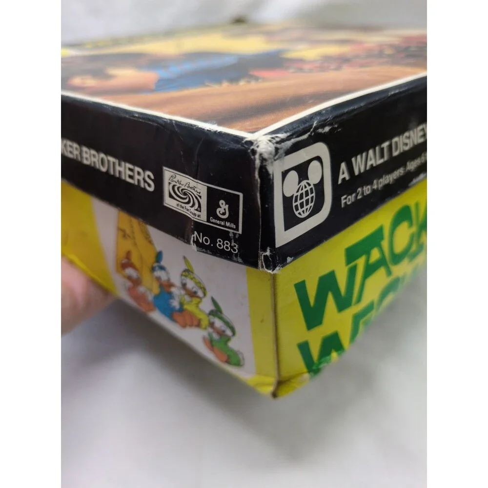 1970s Donald Duck Wacky Wigwam Parker Brothers Board Game