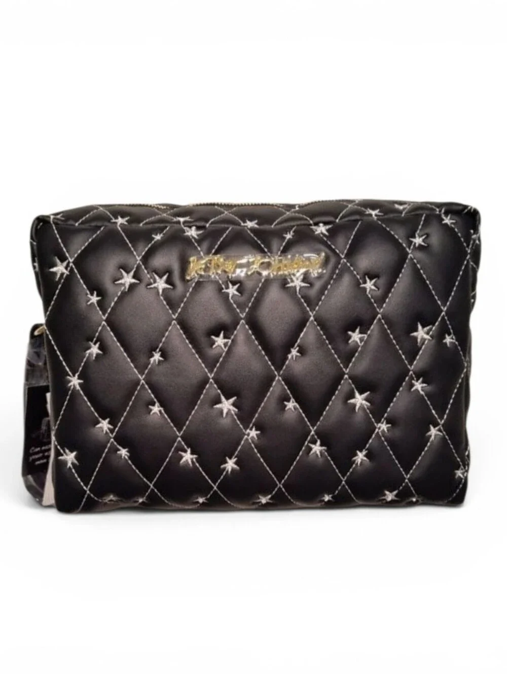 Betsey Johnson Weekender Cosmetics Case w/ Shoe Tag