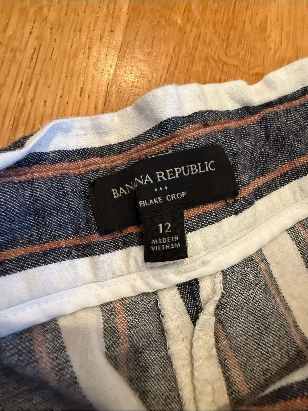 Banana Republic lightweight striped