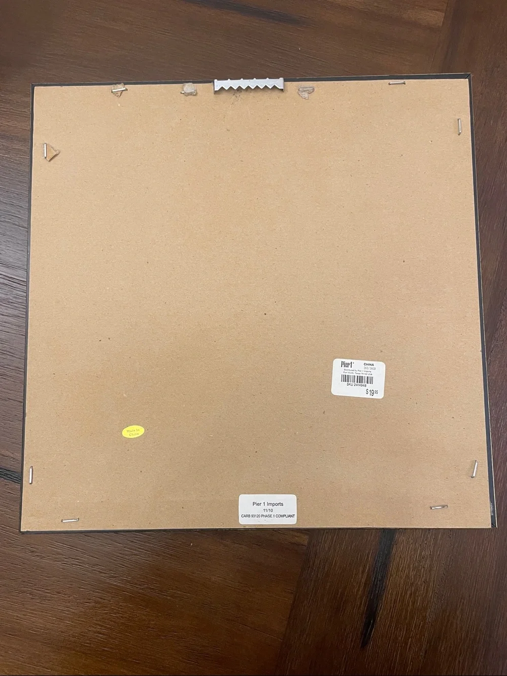 Pier 1 12” square