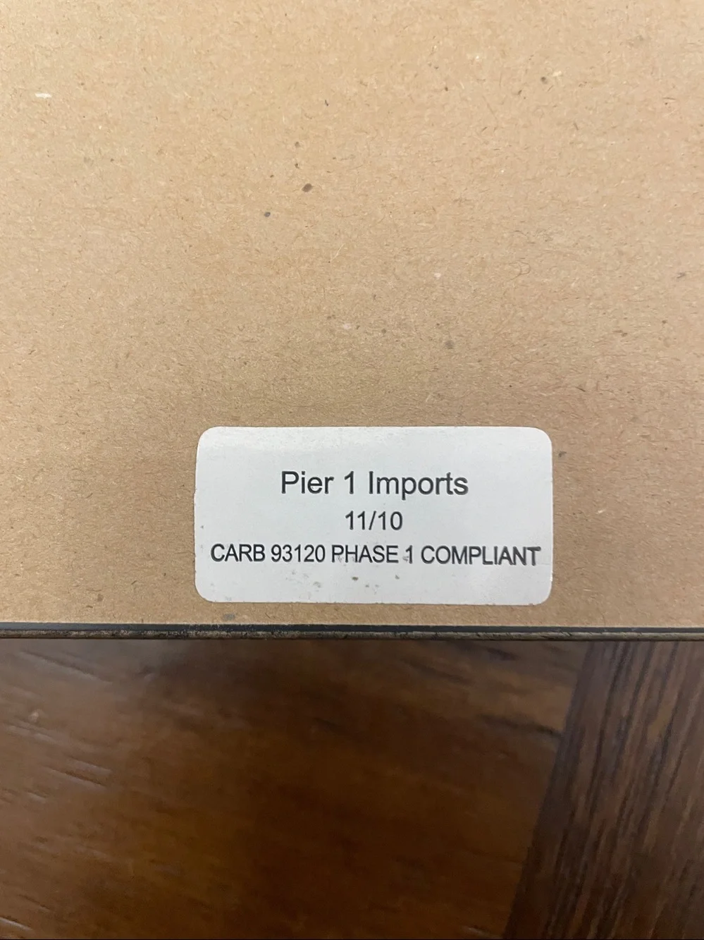 Pier 1 12” square