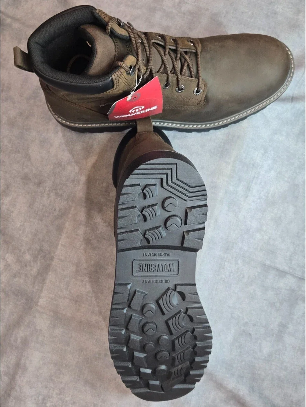 Wolverine Floorhand - Steel Toe Waterproof Work Boot - Dark Brown (W10633) 13M