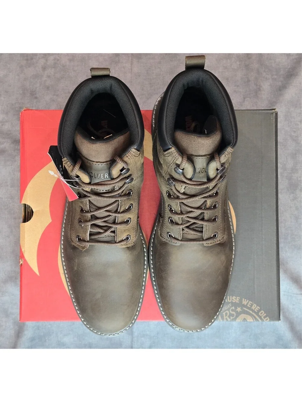 Wolverine Floorhand - Steel Toe Waterproof Work Boot - Dark Brown (W10633) 13M