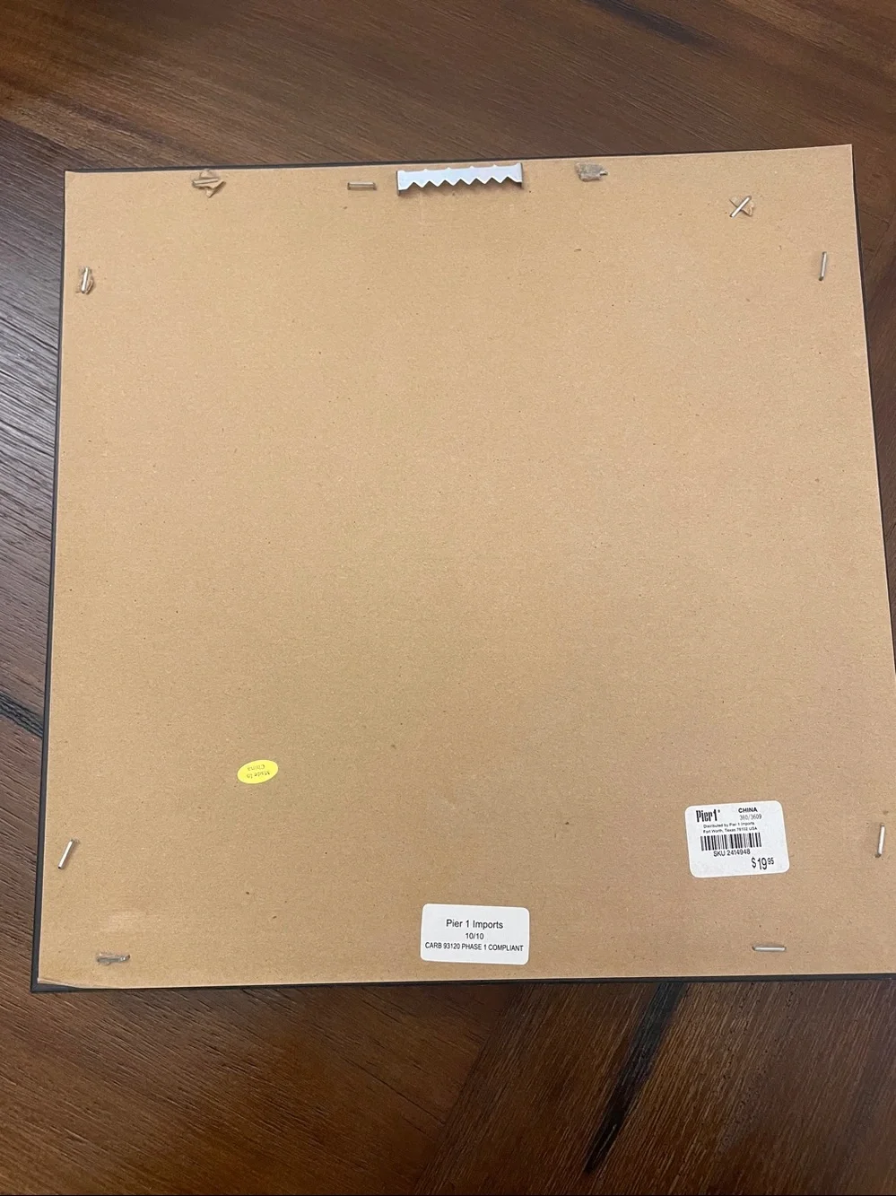 Pier 1 12” square